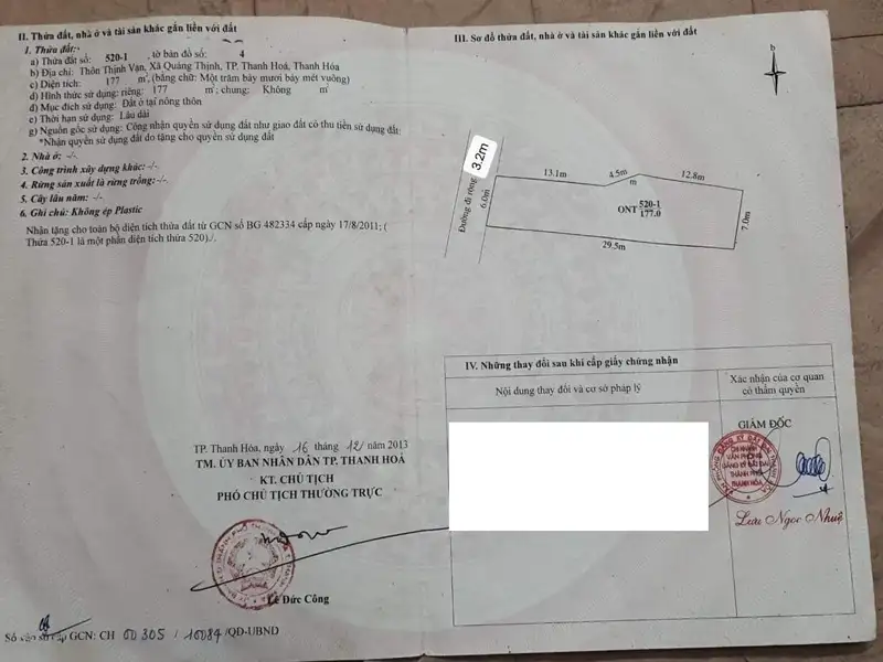 Lô đất quảng thịnh tp thanh hoá